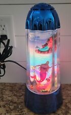 Vintage 90s Mermaid Aquarium Lamp Night Light Rotating Picture 14
