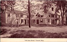 Old Jones House Concord Mass BW Divided Back Unposted Unused Tanner Vtg Postcard picture