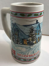 Miller High Life Collector Series 1985 Holiday Christmas Stein picture