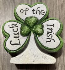 Luck Of The Irish Shamrock Mini Garden Stone Decor Clover picture