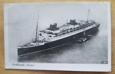 EUROPA (North German Lloyd) Aerial port bow photo at sea - c1930s picture