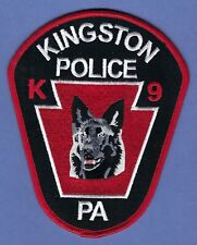 KINGSTON PENNSYLVANIA POLICE K-9 UNIT SHOULDER PATCH SHEPHERD picture