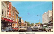 Downtown Street Scene McCrorys 5 & Dime Plant CIty Florida 1960s postcard picture