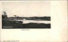 Clinton Connecticut CT Harbor Boats c1910s Postcard picture