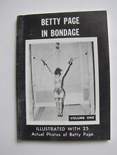 BETTY BETTIE PAGE IN BONDAGE VOLUME ONE NUTRIX IRVING KLAW NUTRIX, N.Y. 1960 picture
