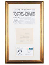 Amelia Earhart 1935 Typed Letter Signed - Pilot - Presented Nicely Framed picture