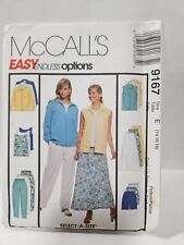 McCall's 9167 Size 14-18 Jacket, Vest, Top, Skirt, Pants & Shorts Uncut 1998 picture