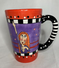 Mary Lester Meeva Coffee Mug My Spirit Tall Create With Love Whimsical 2003 Cup picture