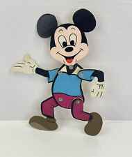 Vintage Mickey Mouse Flat Plastic art Work # 1501 ( Durham Industries) 9.5