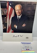 Gerald Ford Signed 8x10 Photo Autographed POTUS PSA/DNA COA picture