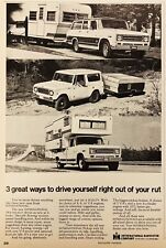 1969 AD.(XH78)~INTERNATIONAL HARVESTER CO. NEW IH TRAVELALL AND SCOUT TRUCKS picture