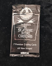 SEALED* (1) ONE NECA TIM BURTON'S NIGHTMARE BEFORE CHRISTMAS TRADING CARDS PACK picture