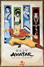 SDCC 2023 AVATAR THE LAST AIRBENDER POSTER 11x17 NICKELODEON EXCLUSIVE RARE HTF picture