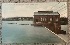 Lake Chapin & Power House Berrien Springs Michigan 1911 Postcard—Early picture