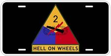 2nd US Armored Division Novelty Car License Plate picture