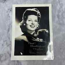 VTG Helen Forrest Autographed Best Chesterfield Wishes 5x7 SIGNED Photo FL5-S picture