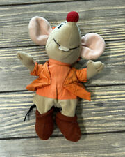 Disney Jaq from Cinderella Plushie Beanie from Club Disney 7.5” picture