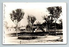 c1914 RPPC Postcard Hebron NB Nebraska Citizen's Park Bandstand picture