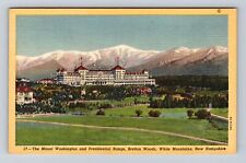 Bretton Woods NH-New Hampshire Mt Washington Presidential Range Vintage Postcard picture