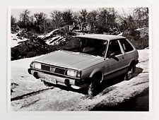 1980 Subaru Hatchback Automobile Car Michigan Snow Vintage Press Photo picture