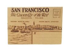 San Francisco Post Card Souvenir Folder, The Queen City of the West, 1900s picture