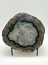 RARE LARGE KENTUCKY AGATE WITH MEGA QUARTZ IN CENTER - RARE PIECE - KY AGATE picture
