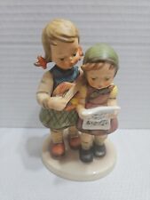 Goebel Hummel #336 Close Harmony Two Girls Singing Holding a Lute picture