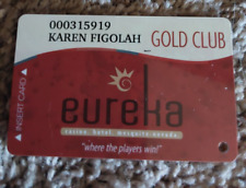 VINTAGE USED EUREKA MESQUITE GOLD CLUB CASINO CARD picture