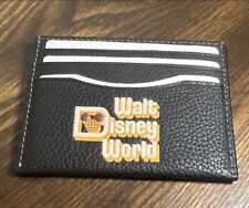 Coach X Retro WALT DISNEY WORLD 50th Anniversary Cardholder Wallet Case Black picture