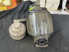 Vintage Gas Mask with Zivilschutzfilter 68 Filter German Military 1912 picture