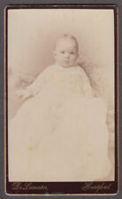 Baby Mary Elizabeth Price CDV by De Lamater Hartford CT 1886 picture
