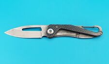 Buck 818 Apex Carbon Fiber Handle Folding Pocket Knife RARE picture