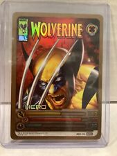 2008 Marvel Upper Deck Ultimate Battle TCG Wolverine Hero Card MUB-012 Gold Foil picture