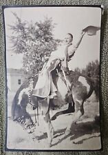 Bucking Bronco ~ Incredible Vintage Rodeo Photo Horse Cowboy ~1930s picture
