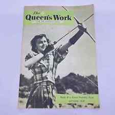 1949 October The Queen’s Work Catholic Teen Magazine Healthcare Green TE3 picture