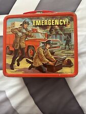 Vintage  Metal Lunchbox . From The Tv Show Emergency Squad 51. picture