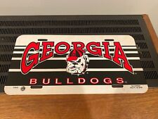 Vintage University of Georgia Bulldogs Booster License Plate Plastic UGA picture