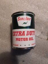 Sinclair EXTRA DUTY MOTOR OIL  Mini oil can bank picture