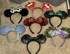Mickey Mouse Ears ( WDW) - Disney Parks Minnie Ears Huge Variety - Lot Of 7 picture
