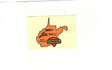  NICE WEST VIRGINIA CONSOL COAL CO. COAL MINING STICKER # 801 picture