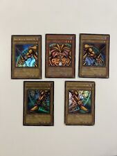 Yu-Gi-Oh NA Exodia Forbidden One Full Set 1st Edition Legend Of Blue Eyes LOB picture