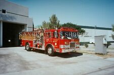 Fire Truck Engine 27 Los Angeles County Fire Dept Commerce CA 4x6 Photo #516 picture