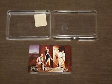 VINTAGE FORT TICONDEROGA PLAYING CARDS IN PLASTIC CASE NEW UNOPENED picture