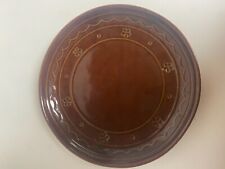 Vintage Mar-Crest Brown Dinner plate, made in the USA. picture