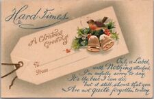 Vintage 1911 CHRISTMAS Embossed Postcard 