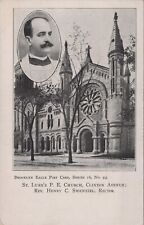 Brooklyn Eagle: #93 St. Luke's P.E. Church Clinton Ave New York vintage Postcard picture