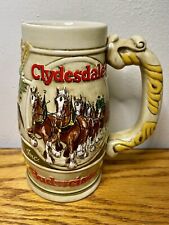 Vintage 1983 Budweiser Clydesdale Beer Stein Mug Ceramarte Brazil Promotional picture