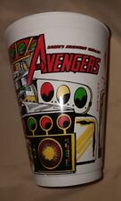 Vintage 1977 Marvel 7-11 cup, AVENGERS, Captain America, Thor, Iron Man, Beast picture
