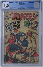Avengers #4 CGC 1.5 1964 1st Silver Age app Captain America (Steve Rogers) picture