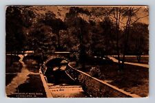 Cleveland OH-Ohio Doan's Brook At Wade Park, Stone Bridge Vintage c1910 Postcard picture